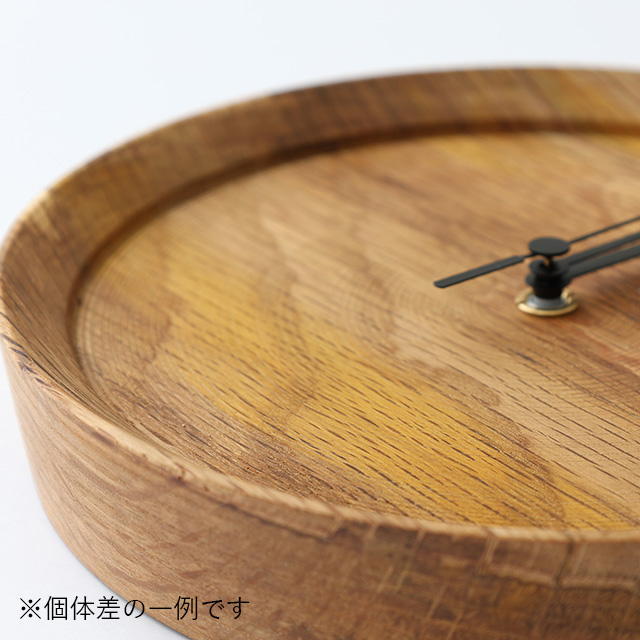 RetRe 虫喰いの壁掛け時計　丸