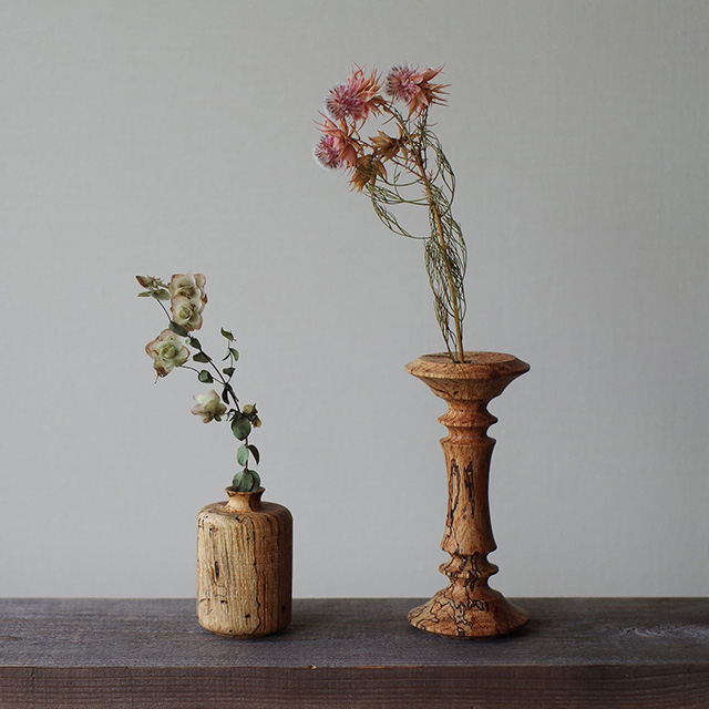 RetRe 虫喰いの花器　ボビン