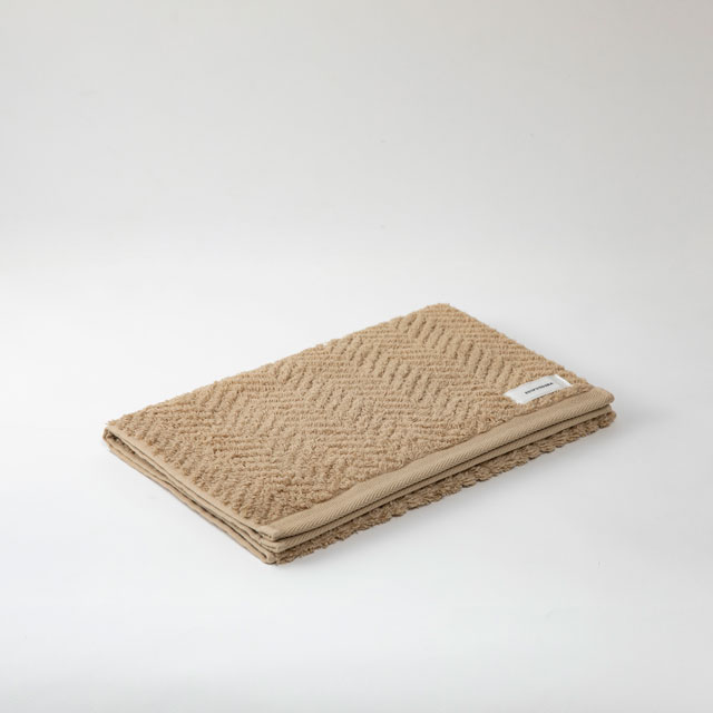 ECORオーガニックタオル　ラージフェイスタオル チャコール ﾗｰｼﾞﾌｪｲｽ