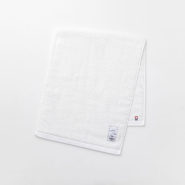 THE FACE TOWEL DRY WHITE 店頭サンプル
