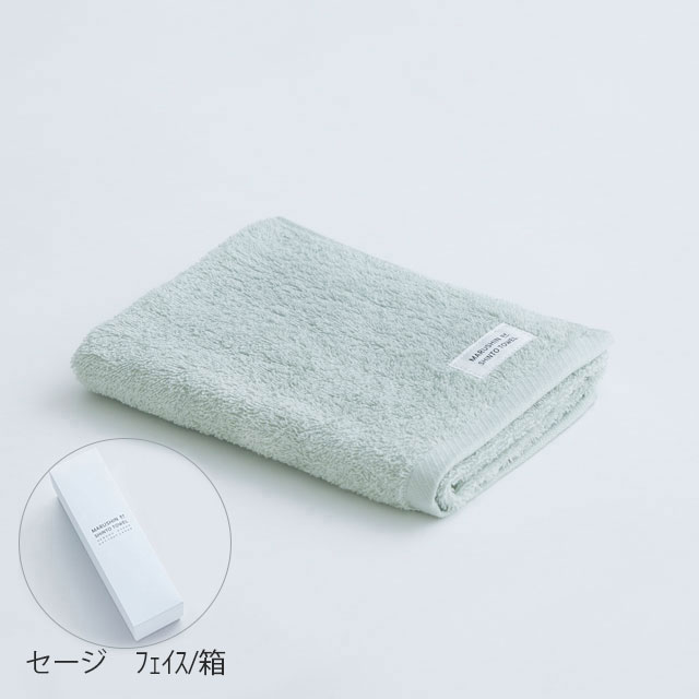 ユキネサラシ フェイスタオル ブルー フェイス/PP