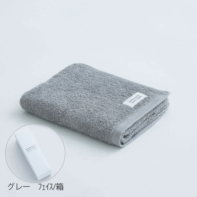 ユキネサラシ フェイスタオル ブルー フェイス/PP