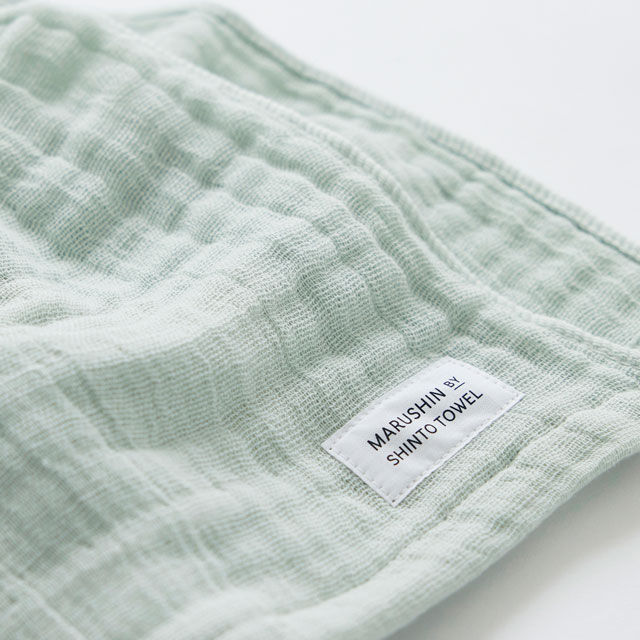 MARUSHIN BY SHINTO TOWEL ランダムガーゼ　ハンドタオル2枚　箱入り ピンクグレー／グレー ﾊﾝﾄﾞﾀｵﾙ2枚