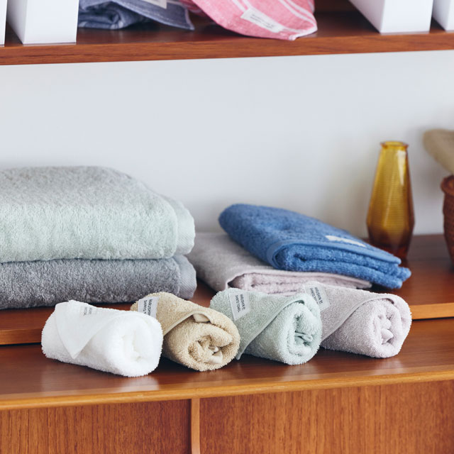 ユキネサラシ ハンドタオル グレー ハンドタオル