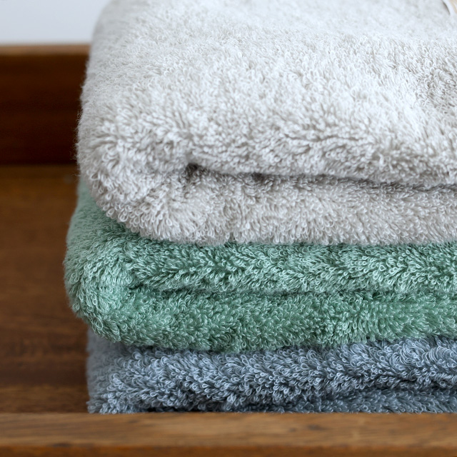 ふんわりやさしい 今治 両面パイル　ロングフェイスタオル