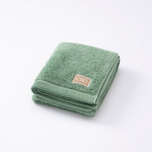 ふんわりやさしい 今治 両面パイル　ロングフェイスタオル