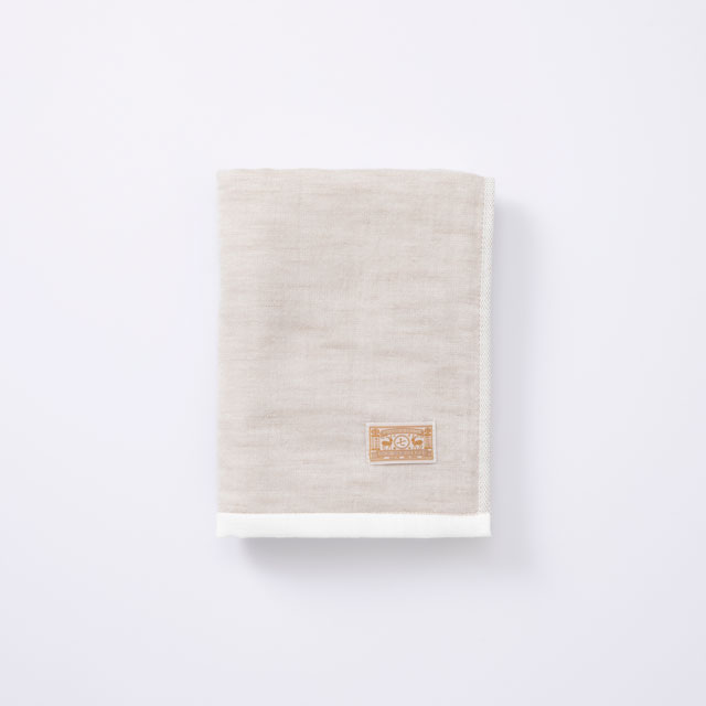 薄手でやわらかい 今治　パイルガーゼ　ロングフェイスタオル