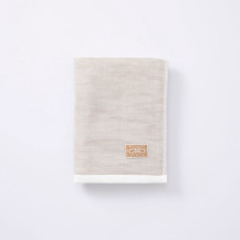 薄手でやわらかい 今治　パイルガーゼ　ロングフェイスタオル