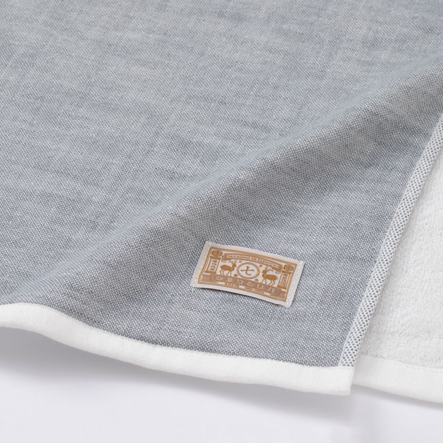 薄手でやわらかい 今治　パイルガーゼ　ロングフェイスタオル