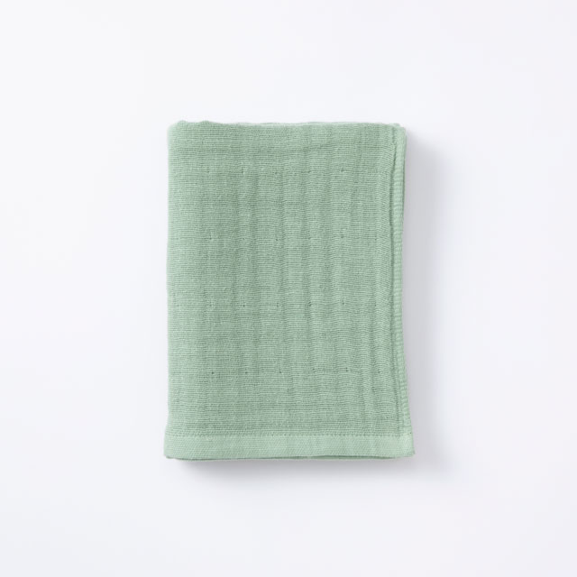 よく吸いよく乾く 泉州 雪音晒ガーゼ　ロングフェイスタオル