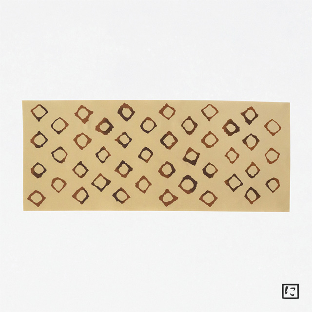 てぬぐい　ぼうろ 茶