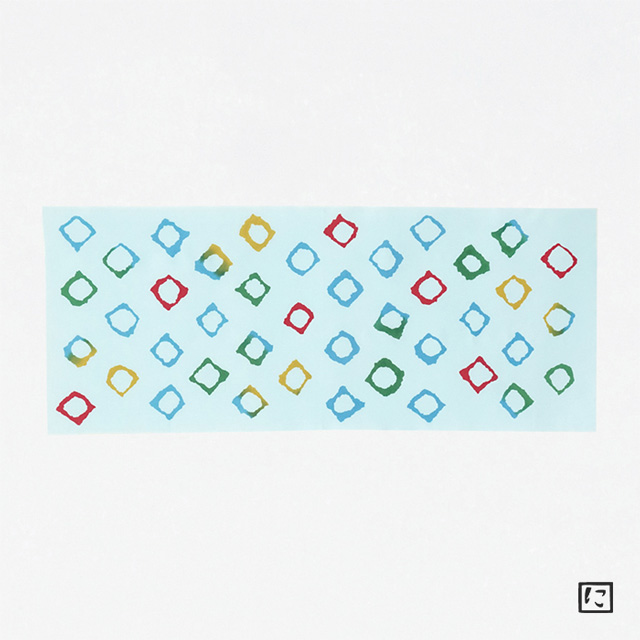 てぬぐい　ぼうろ 茶