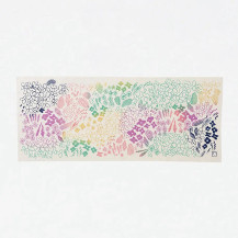 てぬぐい　クロ―バーガーデン　マルチカラー