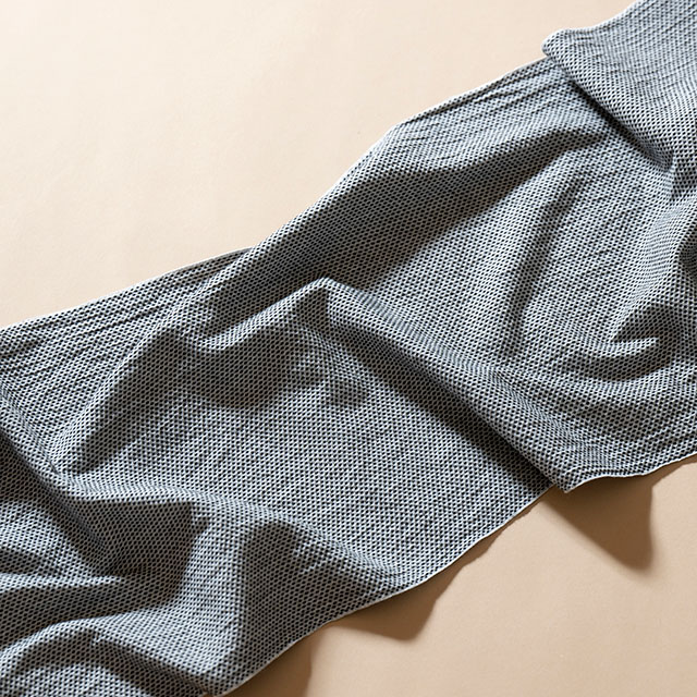 【WEB限定】LOCAL FABRIC てぬぐいタオル-刺子- 備長炭