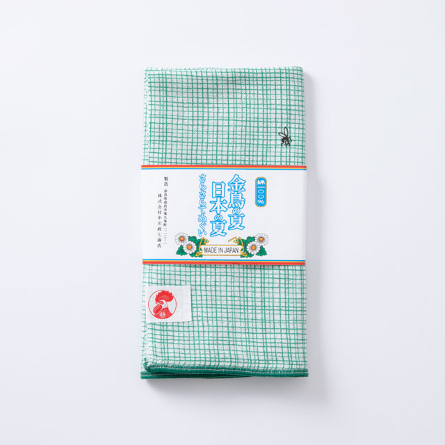 金鳥の夏日本の夏　さらさらてぬぐい