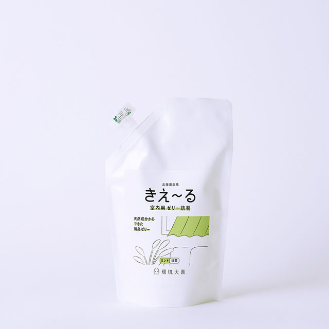 きえ～るD　室内用ゼリータイプ詰替ミント　480g