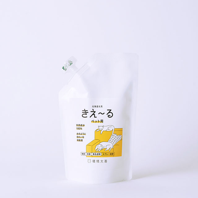 きえ～るD ペット用 詰替　500mL