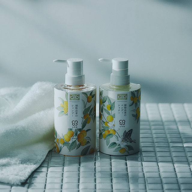 植物由来のシャンプーとコンディショナー