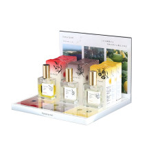 オードトワレ什器付き導入セット(オードトワレ3種(baika,jiju,kikka)×６点・店頭用テスター・アクリル什器）