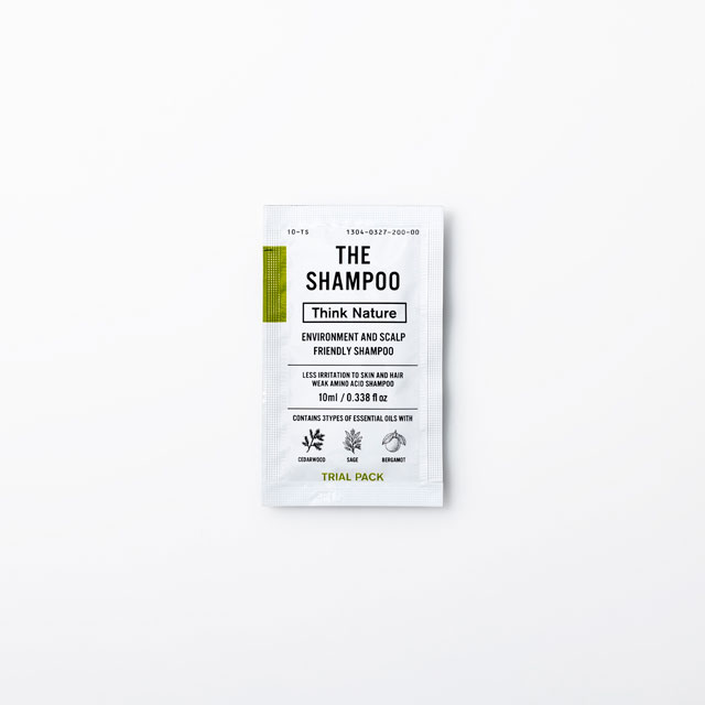 THE Shampoo Think Natureトライアルパック　10ml