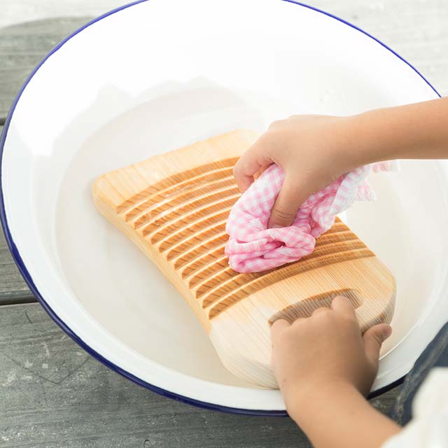ひのきの洗濯板　小