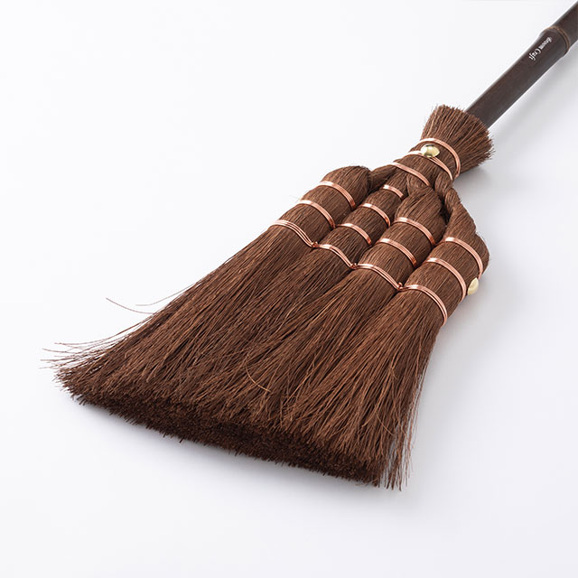 【WEB限定】Broom Craft　国産棕櫚箒　4玉ミドル