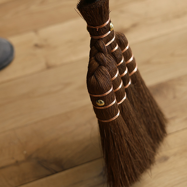 【WEB限定】Broom Craft　国産棕櫚箒　4玉ミドル