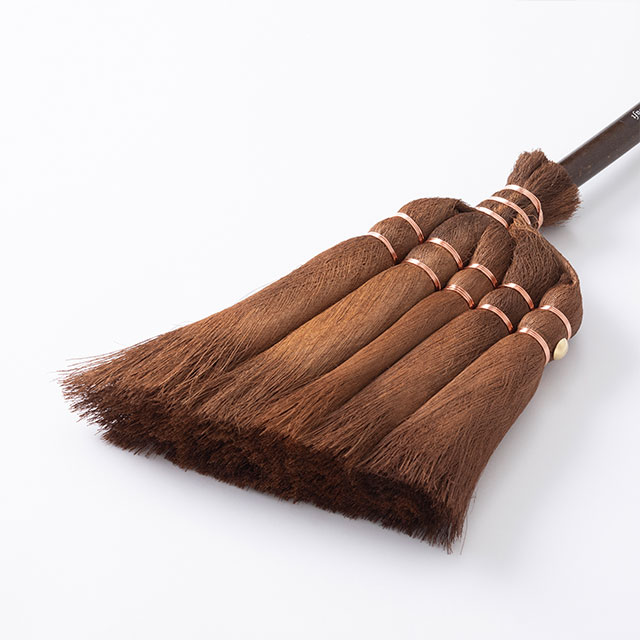 【WEB限定】Broom Craft　国産棕櫚皮箒　5玉ミドル