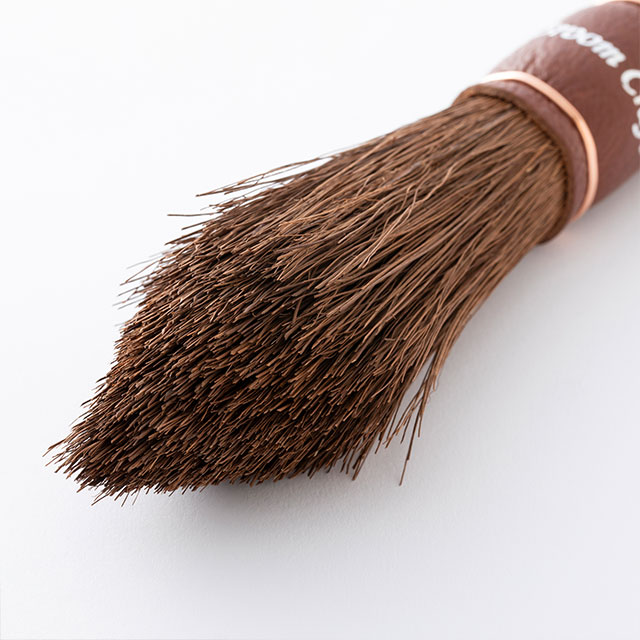 【WEB限定】Broom Craft　国産棕櫚手帚　レザー