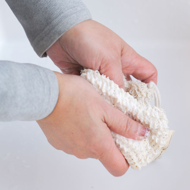 えりそで泥汚れ用洗濯石けん／エコポーチセット