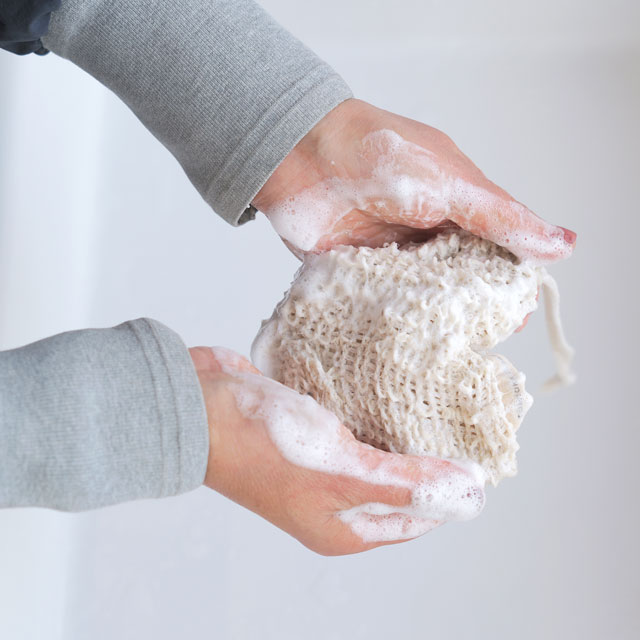 えりそで泥汚れ用洗濯石けん／エコポーチセット