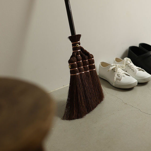 【WEB限定】Broom Craft　国産棕櫚箒　４玉短柄