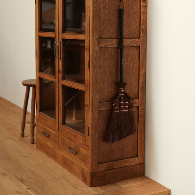 【WEB限定】Broom Craft　国産棕櫚箒　４玉短柄