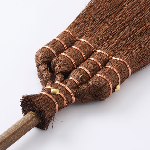 【WEB限定】Broom Craft　国産棕櫚箒　４玉短柄