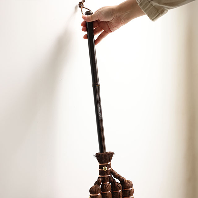 【WEB限定】Broom Craft　国産棕櫚箒　４玉短柄
