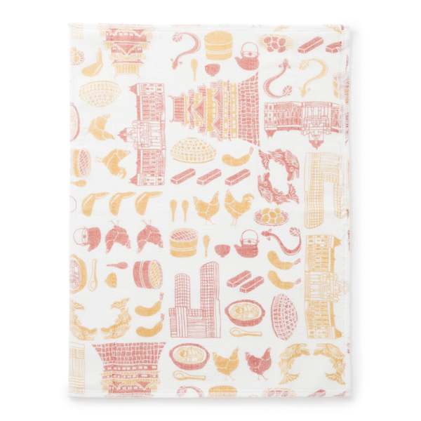 名古屋ふきん　黄赤