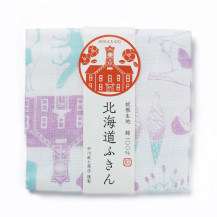 北海道ふきん　紫緑