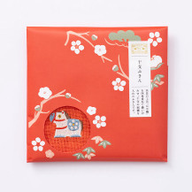 干支ふきん　午紅