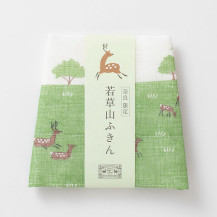 【奈良地区限定】かや織ふきん　若草山