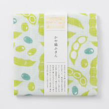 かや織ふきん　えだまめ