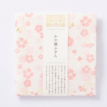 かや織ふきん　しだれ桜