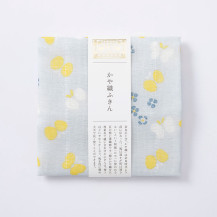 かや織ふきん　蝶々