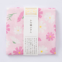 かや織ふきん　コスモス
