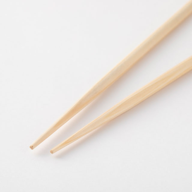 one month　利休箸〈研ぎ/蜜蝋〉　生成り