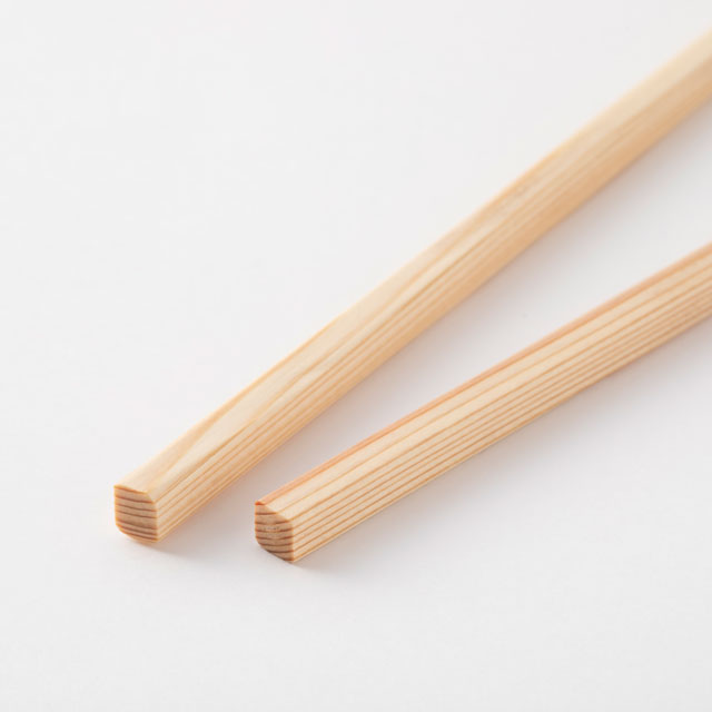 one month角箸 〈研ぎ/蜜蝋〉　生成り