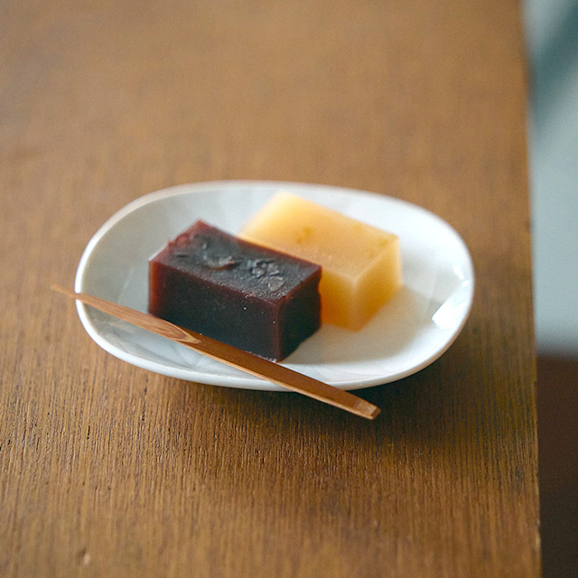 煤竹の菓子切り　5本組