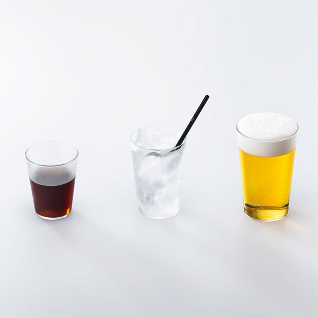 THE STRAW  BLACK 4本＋掃除用ブラシセット