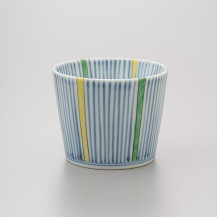 染錦四色十草そば猪口