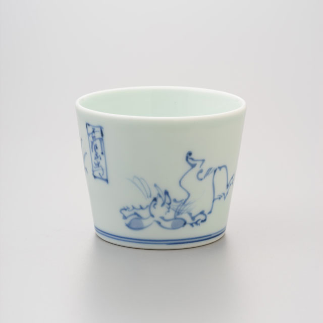 染付高山寺そば猪口