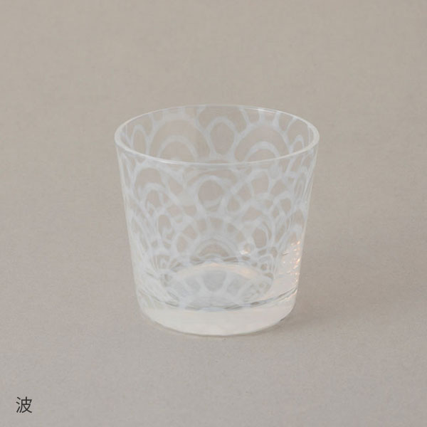 大正浪漫硝子　そば猪口 十草